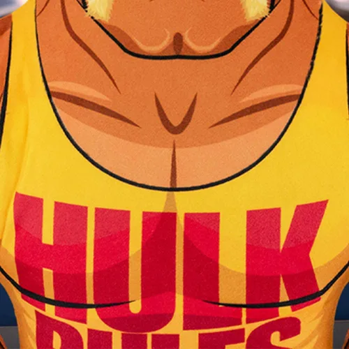 Vista 7 de Bleacher Creatures WWE Hulk Hogan 24" Bleacher Buddy - Muñeco de Peluche Suave
