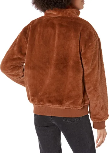 Vista 2 de Tommy Hilfiger Sudadera con capucha de piel sintética adaptativa para mujer