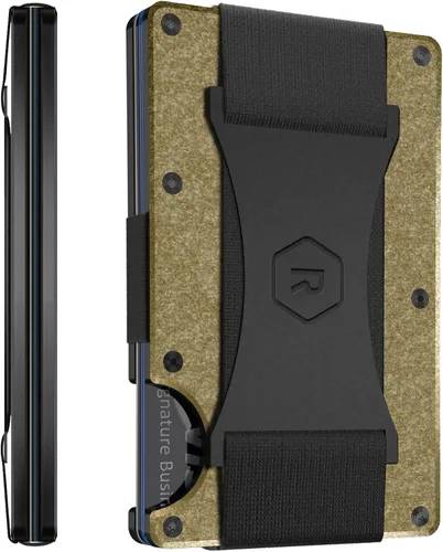 Vista 7 de Cartera Ridge para hombres - Cartera delgada minimalista compacta y tarjetero, carteras de bolsillo frontal con protección RFID para hombres