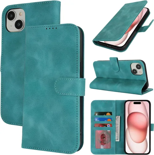 Vista 128 de Funda tipo cartera para iPhone 8 Plus iPhone 7 Plus con tarjetero para iPhone 8 Plus, funda tipo cartera para mujeres y hombres, de piel sintética
