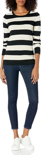 Vista 5 de Tienda Essentials Women's Long-Sleeve Lightweight Crewneck Sweater (Available in Plus Size)