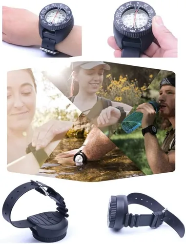 Vista 5 de TOPINCN Buceo Muñeca Deportes al aire libre Supervivencia Emergencia Slighting Profesional