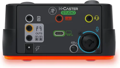 Vista 7 de Mackie M-Caster Studio - Mezclador de transmisión en vivo para escritorio, color negro