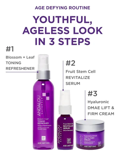 Vista 3 de Andalou Naturals, Revitalización de células madre, frutal
