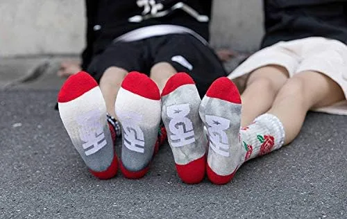 Vista 3 de Calcetines unisex con diseño de rosas teñidas anudadas
