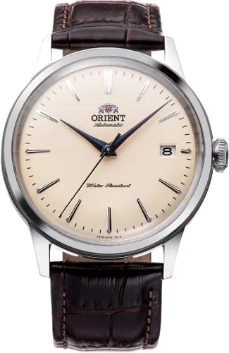 Vista 8 de Orient Bambino Version 7 Stainless Steel Unisex Automatic Dress Watch Negro