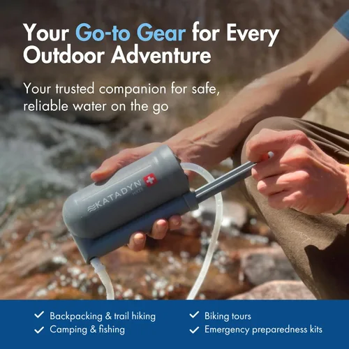 Vista 7 de Katadyn Hiker Pro Microfiltro. Microfiltro protege sedimentos y partículas finas, lavable en el campo, para mochileros, camping, senderismo