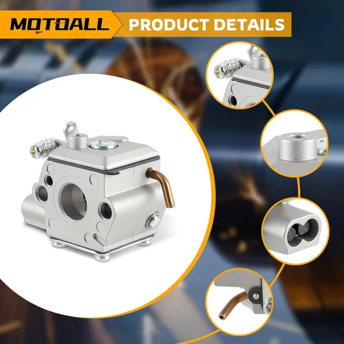 Vista 4 de MOTOALL 753-04333 Kit de carburador para MTD Ryobi 700r 720r 775r 704r 750r 280r 310BVR 410r 600r 704r 705r 766r 766r 767r 790r recortadora