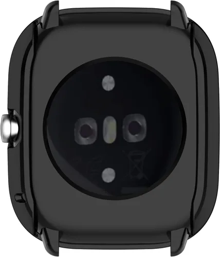 Vista 5 de Fundas protectoras de pantalla compatibles con Amazfit GTS 4 Mini, cubierta protectora duradera de TPU de cobertura completa, accesorios para Negro