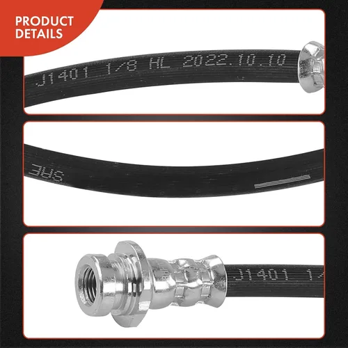 Vista 5 de A-Premium Manguera hidráulica de freno delantero compatible con modelos Nissan y Datsun - Pickup 1972-2006, D21 1986-1994, RWD - Reemplazar #