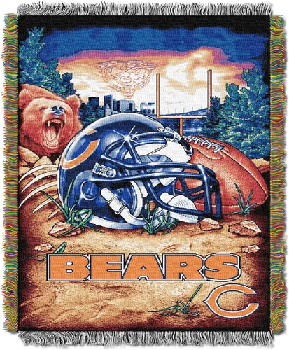 Vista 9 de Northwest NFL Woven Tapestry Wall Hanging, 48 x 60 Inches, Officially Licensed, Decorative Fringes