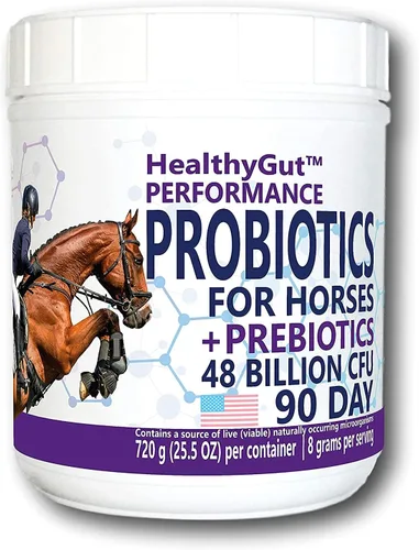 Vista 8 de HealthyGut - Kit de potro para caballos, suplemento dietético, fórmula totalmente natural (0.49 oz)
