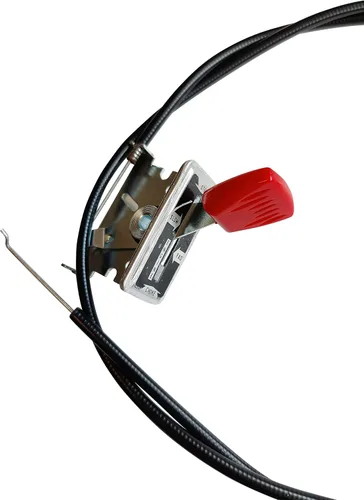 Vista 4 de GardenPal Pieza de repuesto del cable del acelerador adecuada para la mayoría de cortadoras de césped con palanca de metal y placa de fijación