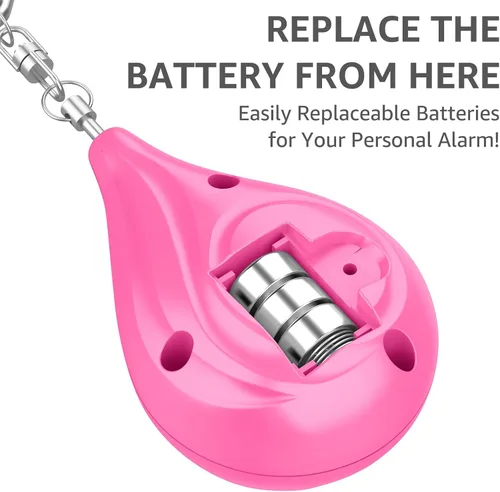 Vista 3 de Alarma personal - Alarma de seguridad para mujeres, 4 colores pop, n.º 5