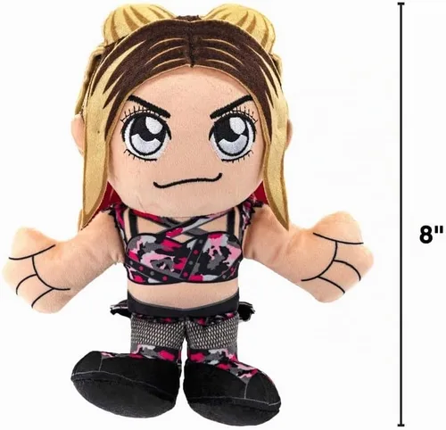 Vista 3 de Bleacher Creatures WWE Alexa Bliss 8 pulgadas Kuricha Sentado Felpa - Juguete suave inspirado en Chibi