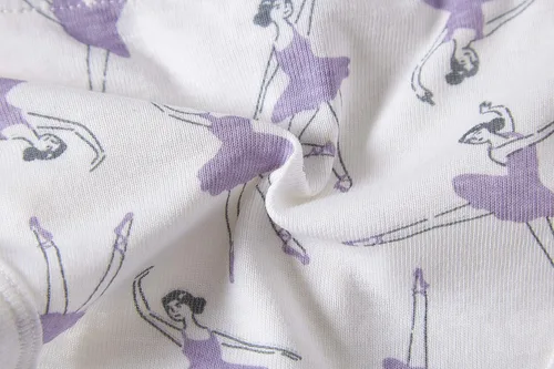 Vista 3 de Winging Day Girls' Pure Cotton Panties Soft Underwear