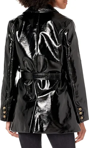 Vista 2 de NIA Emilio Patent Trench para mujer