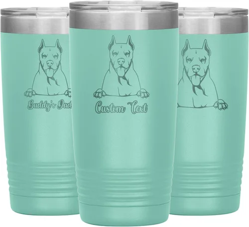 Vista 17 de Personalized Dogo Argentino Dog Mom Dad Tumbler, Dogo Argentino Mommy Daddy Coffee Tumbler, Dogo Argentine Mastiff Christmas Women Men Present, Dog
