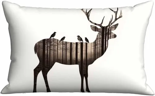 Vista 12 de Mugod Funda de cojín negra con símbolo de palos de golf, funda de almohada para cama, sofá, oficina, decoración de 20 x 30 pulgadas