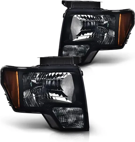 Vista 16 de G-PLUS Conjunto de faros, compatible con Ford F150 2009 2010 2011 2012 2013 2014 (no compatible con estilo LED, solo se ajusta sin estilo LED)