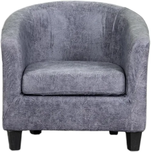 Vista 25 de CRFATOP - 2 fundas para silla de club, fundas elásticas para silla de barril, fundas para silla de bañera con motivo navideño, fundas suaves
