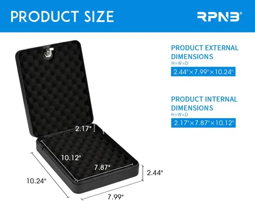 Vista 2 de RPNB Caja fuerte del arma, caja fuerte de la seguridad, caja fuerte portátil, caja fuerte de la pistola, caja del bloqueo
