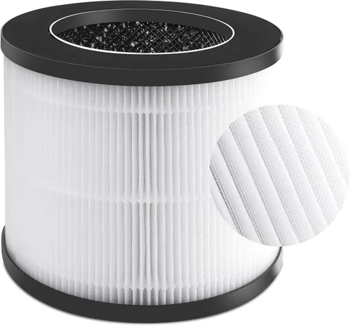 Vista 2 de Reemplazo del filtro de aire compatible con el purificador de filtro de aire MiLin MLAP003, filtración 3 en 1 de alta eficiencia, paquete de 2