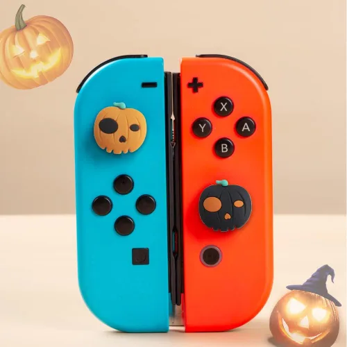 Vista 54 de PERFECTSIGHT Juego de 4 fundas para palanca de mando para Switch Lite/OLED, para Nintendo Switch, para Switch Lite/OLED, cubierta de botón analógica