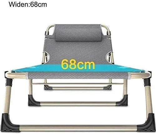 Vista 5 de Tumbonas para el sol, silla de ocio transpirable plegable, silla reclinable, de gravedad cero, asiento resistente y ajustable para jardín, balcón
