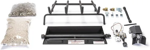 Vista 5 de RealFyre Peterson - Sistema de quemador G4 de 18 pulgadas (NG) de gas natural (sistema de quemador solo registros no incluidos)