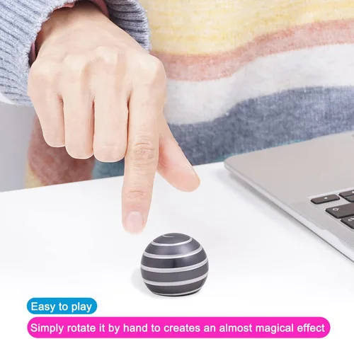 Vista 4 de Juguetes de escritorio antiestrés para juguete cinético: gadgets geniales, cosas geniales para niños, adolescentes, adultos, giro de 180 segundos