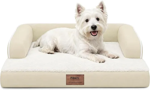 Vista 44 de Cama pequeña para perros y sofá para gatos, camas ortopédicas impermeables para perros pequeños, cama para gatos, sofá para mascotas cómodo