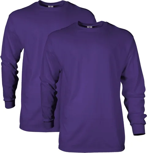 Vista 159 de Gildan - Camiseta de manga larga de algodón ultra estilo G2400 para adultos, paquete múltiple