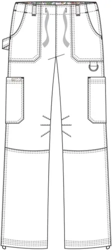 Vista 5 de Koi - Pantalón médico cargo Lindsey resistente para mujer