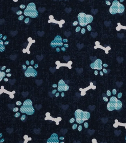 Vista 2 de Edición limitada Puppy Bumpers Blue Paw Prints (hasta 10 pulgadas)