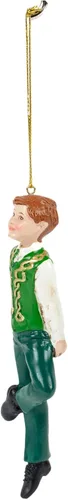 Vista 5 de Adorno de árbol de Navidad de niño bailarín irlandés E0602