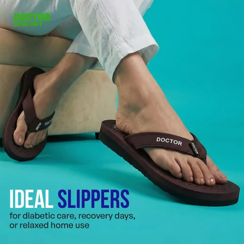 Vista 5 de DOCTOR EXTRA SOFT Women's Care - Pantuflas ortopédicas para diabéticos, cómodas MCR D-16