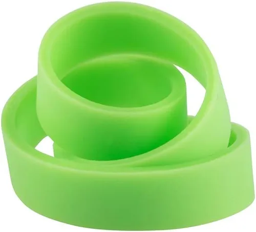 Vista 5 de JAM PAPER Bandas de goma duraderas, tamaño 64, bandas de goma multiusos verdes, 100/paquete