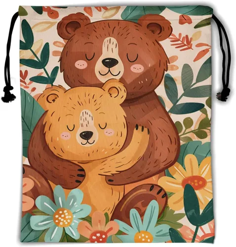 Vista 113 de Bolsa de agarre de gimnasia de piel de animal, bolsa de gimnasia con cordón ajustable, bolsa de cuerda para fauna silvestre, Mariposas Galaxy