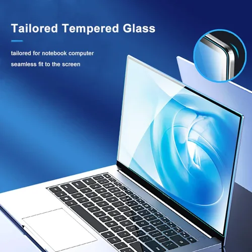 Vista 5 de Protector de pantalla de vidrio templado de 13.3 pulgadas para HP/Dell/ASUS/Sony/Samsung/Lenovo/Acer/MSI/LG 16:9, dureza 9H, 99% Ultra HD