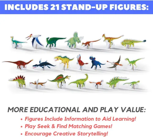 Vista 3 de Crocodile Creek, Puzzle Descubre dinosaurios
