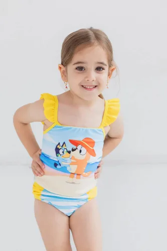 Vista 2 de Bluey Tankini - Conjunto de traje de baño y parte inferior de natación