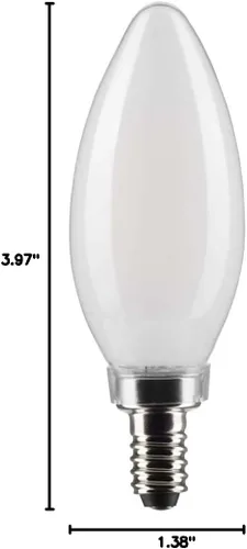 Vista 9 de Satco S21278 5.5B11/LED/927/FR/120V/E12-paquete de 6