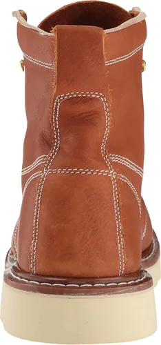 Vista 3 de Ad Tec Botas de trabajo para granjeros ligeras sin barro de 6 pulgadas para hombre, resistentes con puntera tipo mocasín, transpirables, con forro