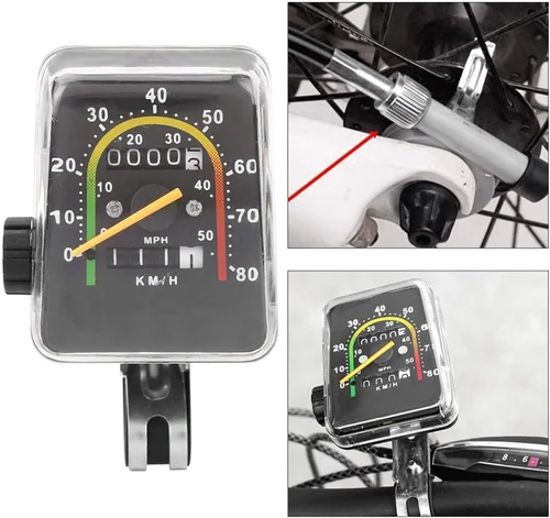 Vista 5 de Velocímetro de bicicleta, odómetro de bicicleta impermeable MPH, velocímetro de ciclismo, computadora de bicicleta de montaña, tabla de códigos