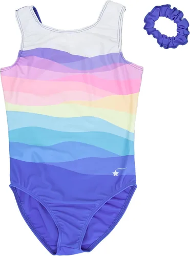 Vista 7 de Destira Premium Closed Back Gymnastics Leotards for Girls - Snug Performance Fit (Size Up for Comfort), GIRLS/CHILD Sizes