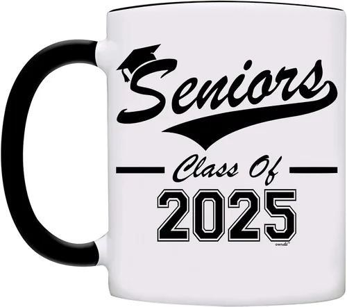 Vista 2 de Taza de café Seniors Class of 2024-0153-Black
