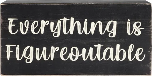 Vista 2 de Esur Letreros de caja negra inspiradores positivos para escritorio de oficina en casa, todo es figurable+un pensamiento positivo