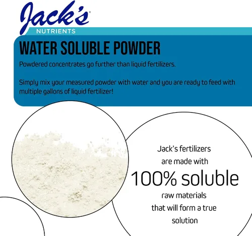 Vista 6 de Jack's Nutrients 5-12-26 Fertilizante profesional hidropónico Parte A, 25lb