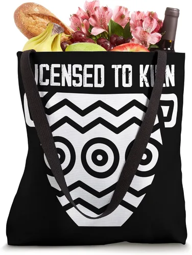 Vista 4 de Licensed To Kiln Pottery Tote Bag